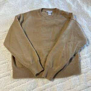 Athleta Men's Crewneck Sweater in Warm Brown